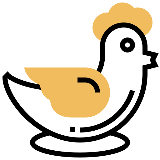 鶏 Meticulous Yellow shadow icon