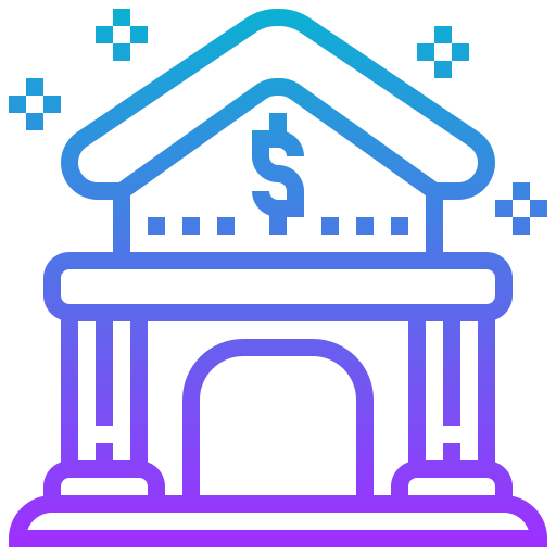 bank Meticulous Gradient icon