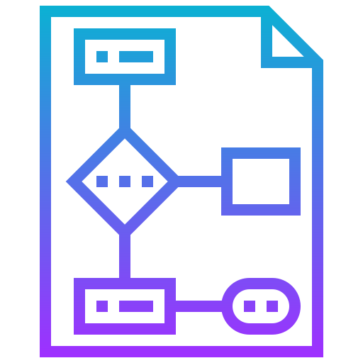 diagram Meticulous Gradient icoon