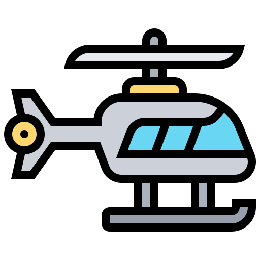 ヘリコプター Meticulous Lineal Color icon