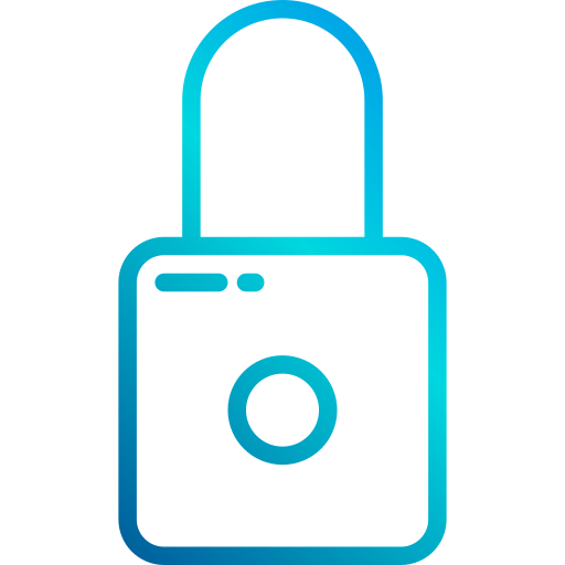 Lock xnimrodx Lineal Gradient icon