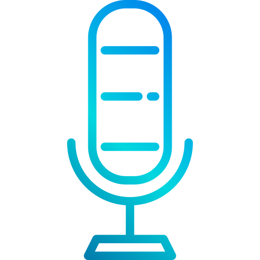 microfono xnimrodx Lineal Gradient icona