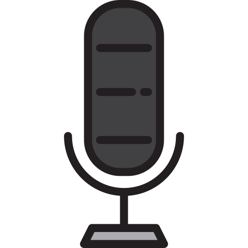mikrofon xnimrodx Lineal Color ikona