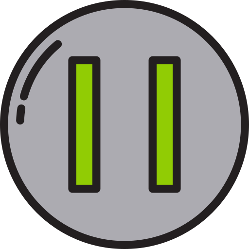 przycisk pauzy xnimrodx Lineal Color ikona
