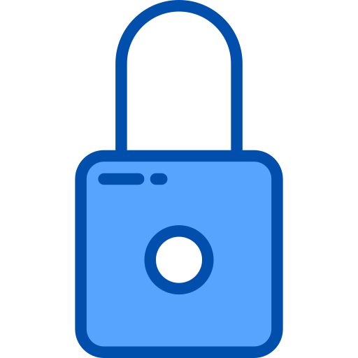 Lock xnimrodx Blue icon