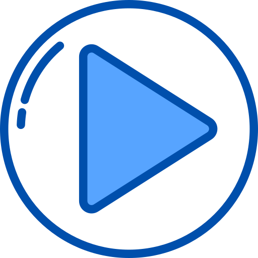 Botón de reproducción xnimrodx Blue icono