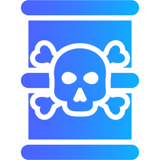 residuos tóxicos Generic gradient fill icono