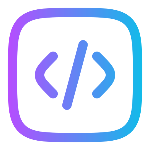 código Generic gradient outline icono