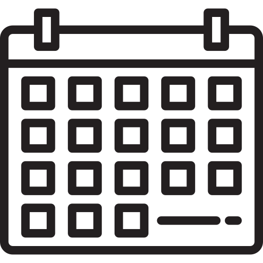 Calendario xnimrodx Lineal icono