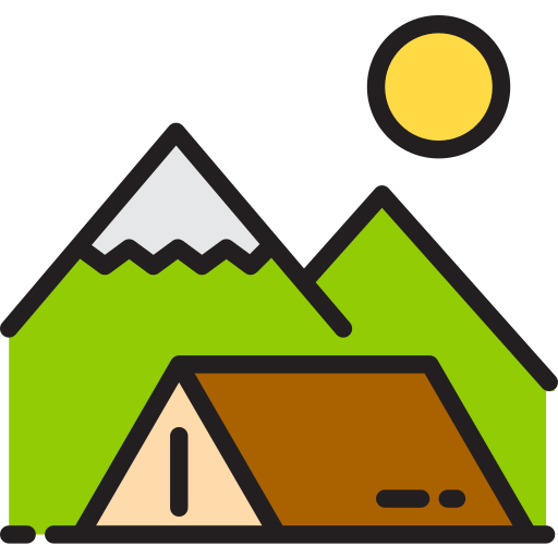 Campamento xnimrodx Lineal Color icono