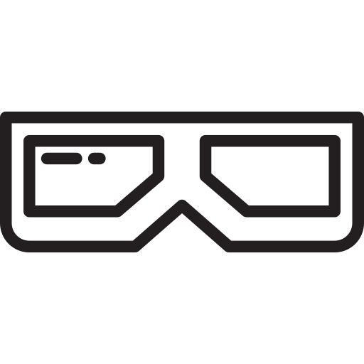 occhiali 3d xnimrodx Lineal icona