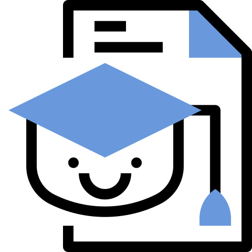 Mortarboard Winnievizence Blue icon