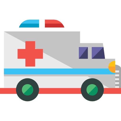 ambulanza Roundicons Flat icona