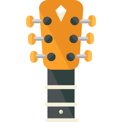 guitarra Roundicons Flat Ícone