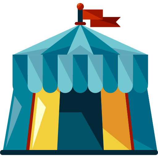Tent Roundicons Flat icon