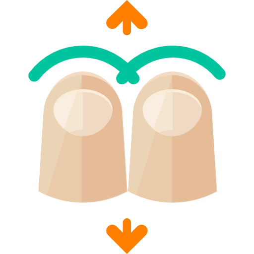 finger Roundicons Flat icon