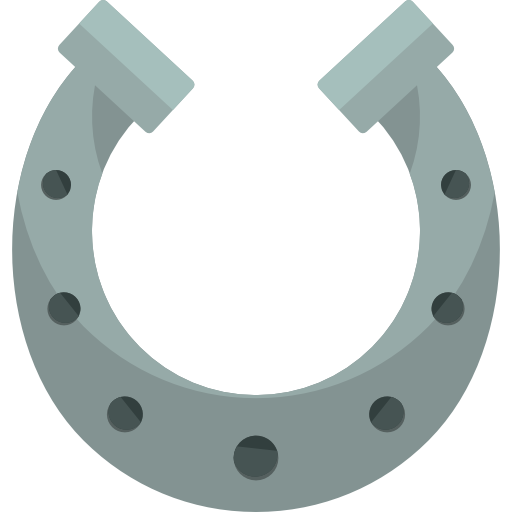 ferro di cavallo Roundicons Flat icona