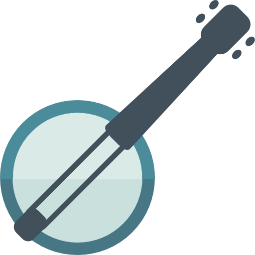banjo Roundicons Flat icono