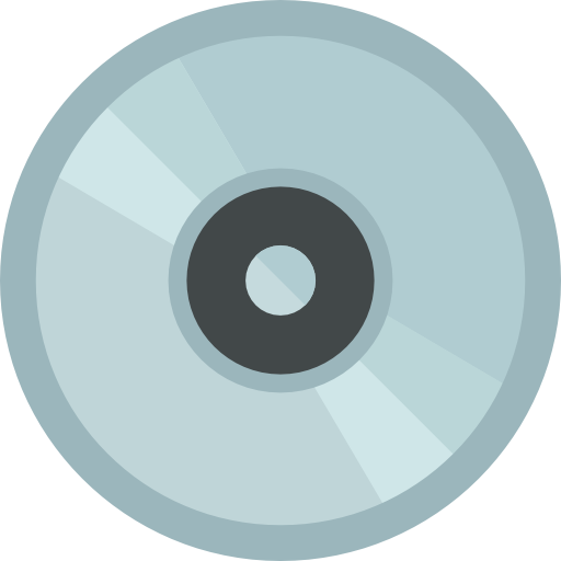 płyta cd Roundicons Flat ikona