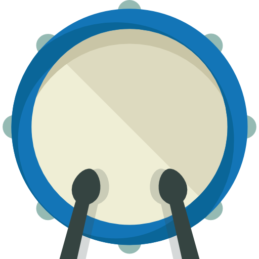 tambor Roundicons Flat icono
