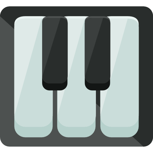 toetsenbord Roundicons Flat icoon