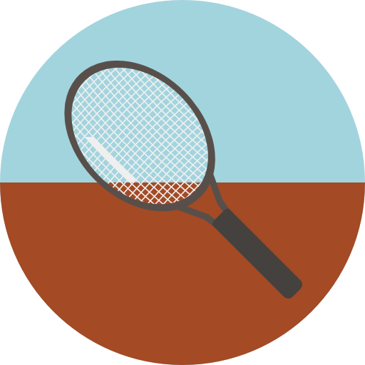 Tennis Roundicons Circle flat icon
