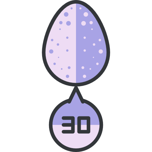Lucky egg score Roundicons Freebies Lineal Color icon