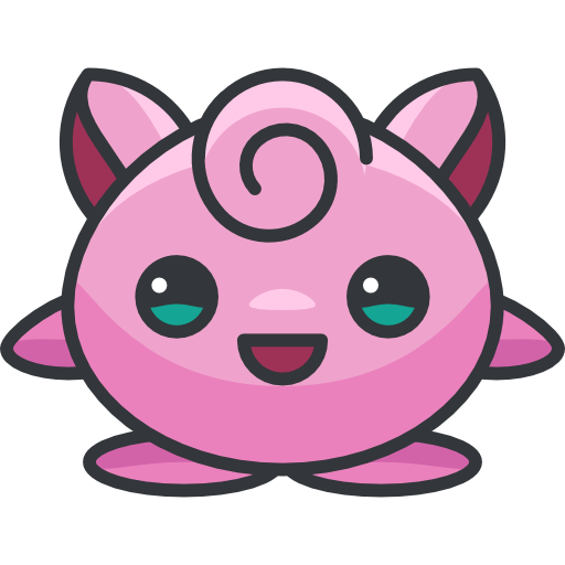 Jigglypuff Roundicons Freebies Lineal Color icon