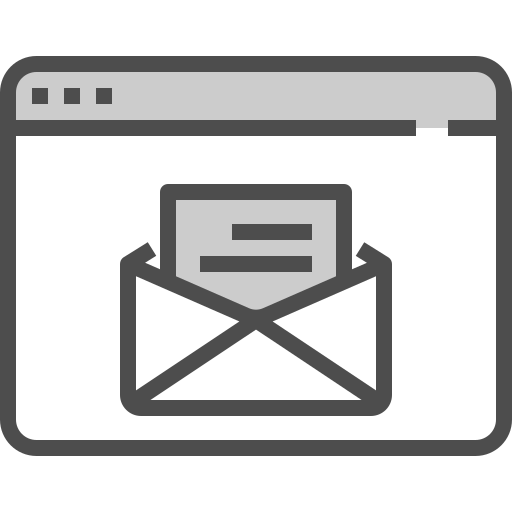 email Winnievizence Grey icon