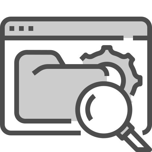 Search Winnievizence Grey icon