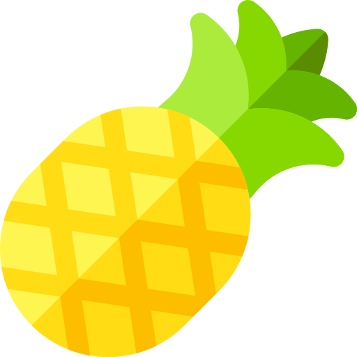 Pineapple Basic Rounded Flat icon