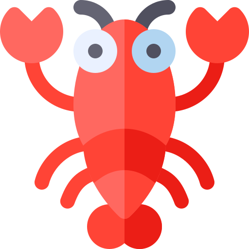 Lobster Basic Rounded Flat icon