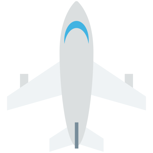 Airplane Generic color fill icon