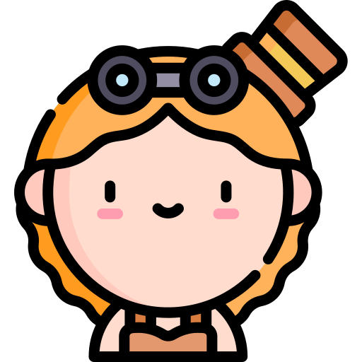 Steampunk Kawaii Lineal color icon
