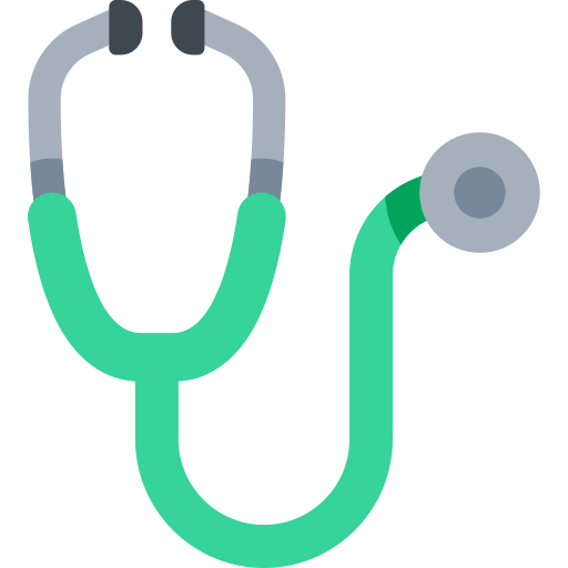 Stethoscope Kawaii Flat icon