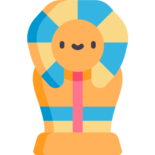 Sarcophagus Kawaii Flat icon