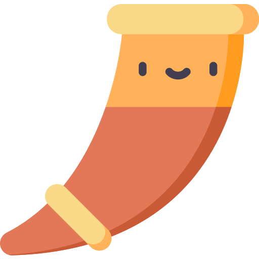 Drinking horn Kawaii Flat icon