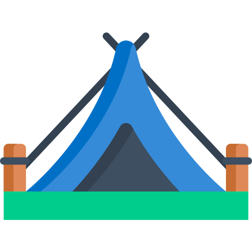 tenda Kawaii Flat icona