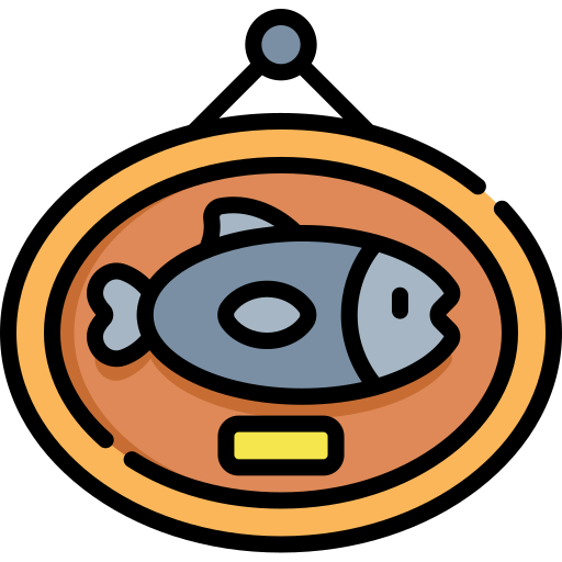 Fishing trophy Kawaii Lineal color icon