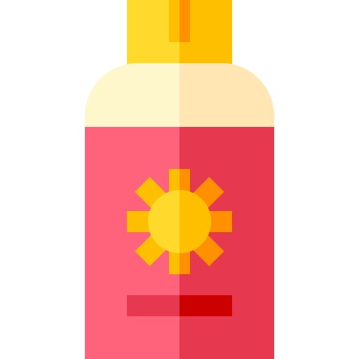Sun protection Basic Straight Flat icon