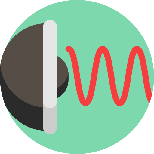 Sound waves Detailed Flat Circular Flat icon