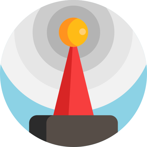 전파 Detailed Flat Circular Flat icon