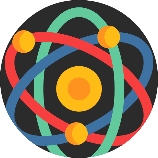 atom Detailed Flat Circular Flat icon