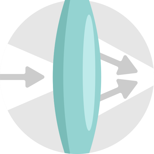 óptico Detailed Flat Circular Flat icono