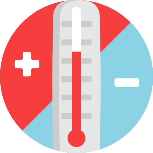 thermometer Detailed Flat Circular Flat icoon