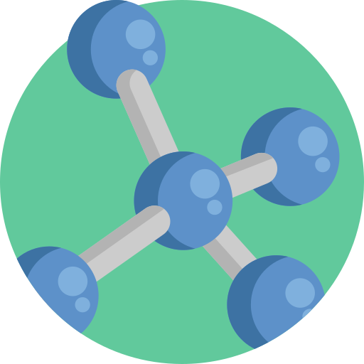 Molecules Detailed Flat Circular Flat icon