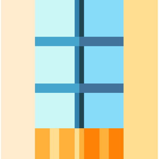 Window Basic Straight Flat icon