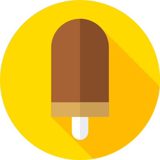 Popsicle Flat Circular Flat icon