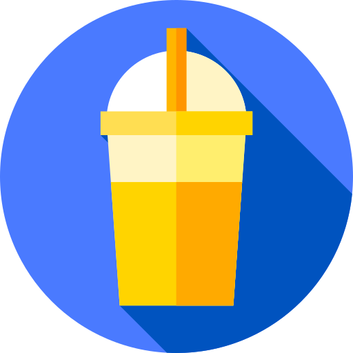Juice Flat Circular Flat icon