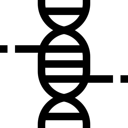 Dna Basic Straight Lineal Ícone